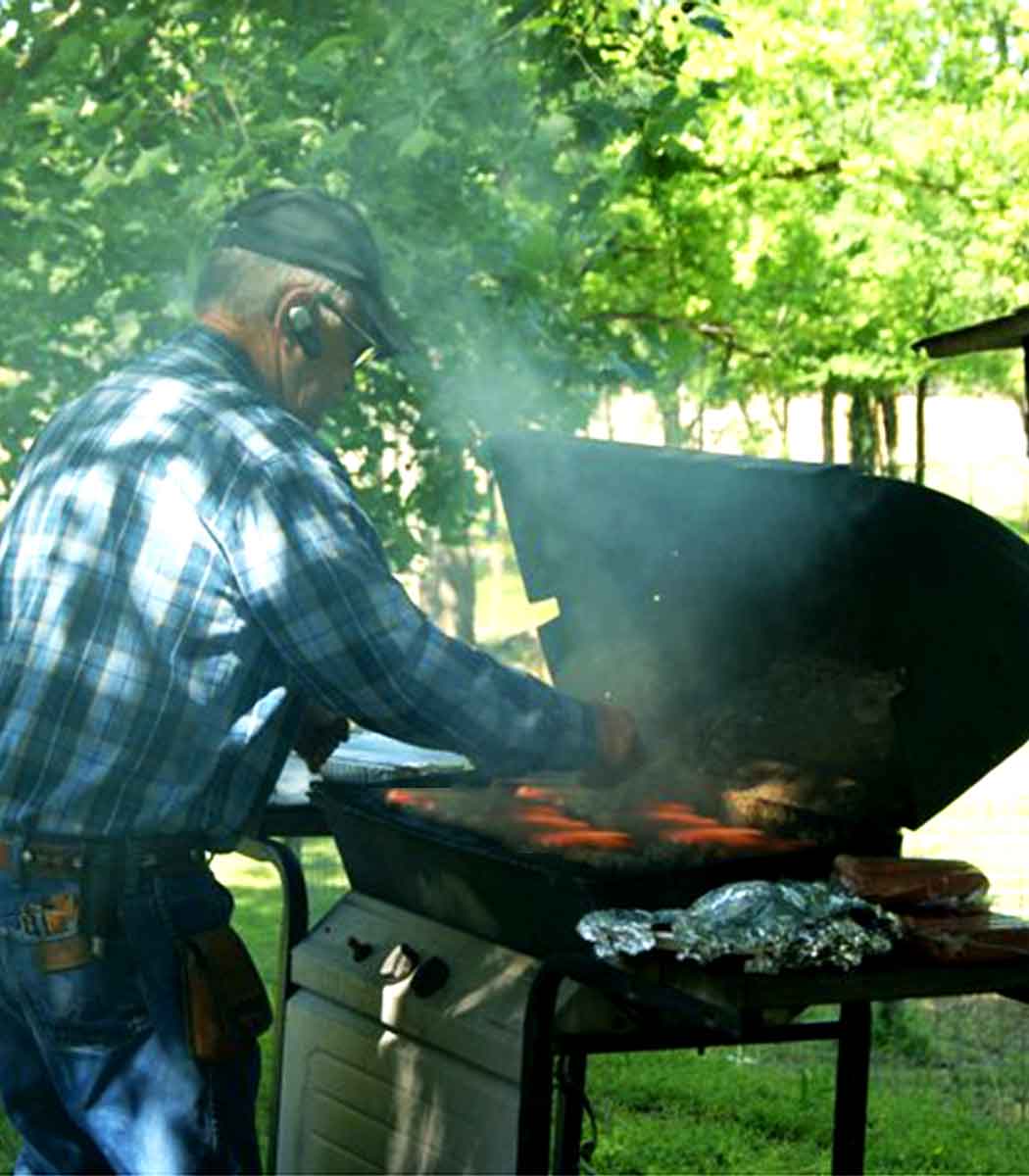 Grilling Hot Dogs